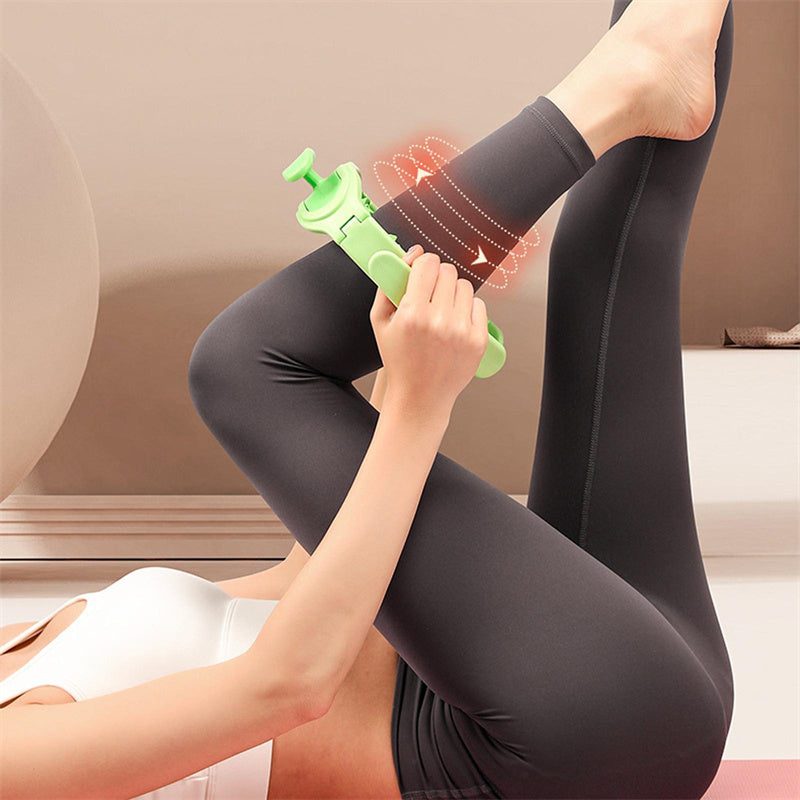 Multifunctional Manual Round Massager Roller Fitness Waist Buttocks Muscles Leg Gripper Stovepipe Thigh Removable Massage Gym Tool Beauty Health - One Stop Shop